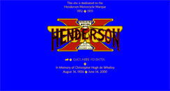 Desktop Screenshot of hendersonmotorcycle.com