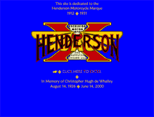 Tablet Screenshot of hendersonmotorcycle.com